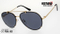 Fashion Design Frame Metal Sunglasses with Double Bridges Km18058