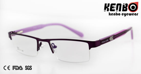 High Quality Metal Half Frame Optical Glasses CE FDA Kf5066
