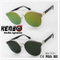 Metal Frame Menly Fashion Sunglasses with Plastic Temple Km17078