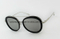 Oval Shape Frame Double Eyebrow Plastic Combine Metal Sunglasses Km17091