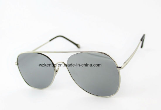 Classic Updated Design Metal Sunglasses Km16153 Flat Lens
