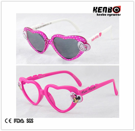 Heart Shape Children′s Sunglasses. Kc515