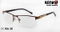 High Quality Metal Half Frame Optical Glasses CE FDA Kf5064